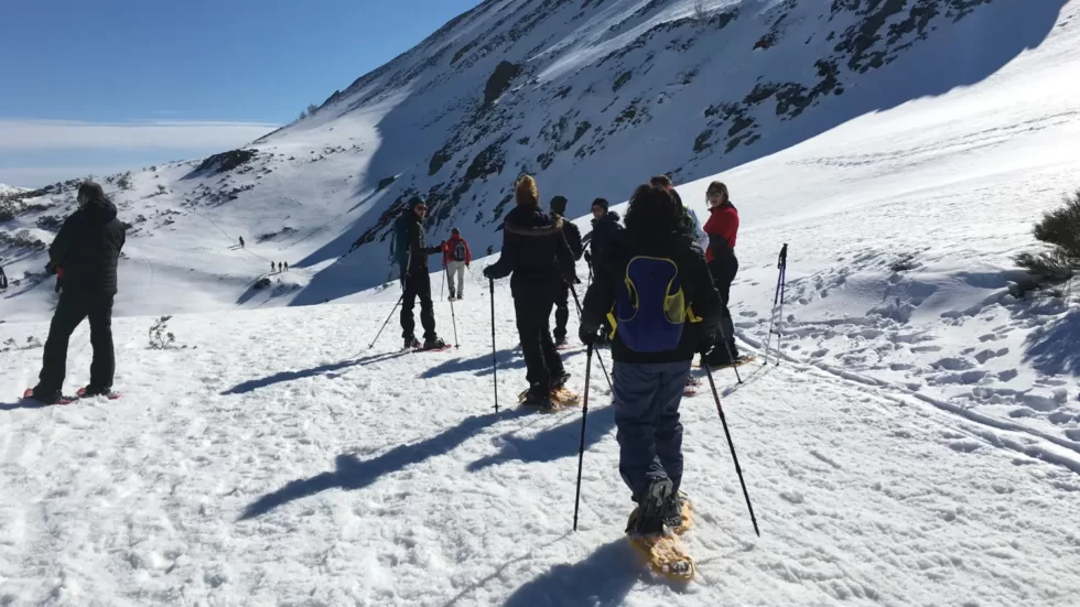 Raquetas de nieve en León 4